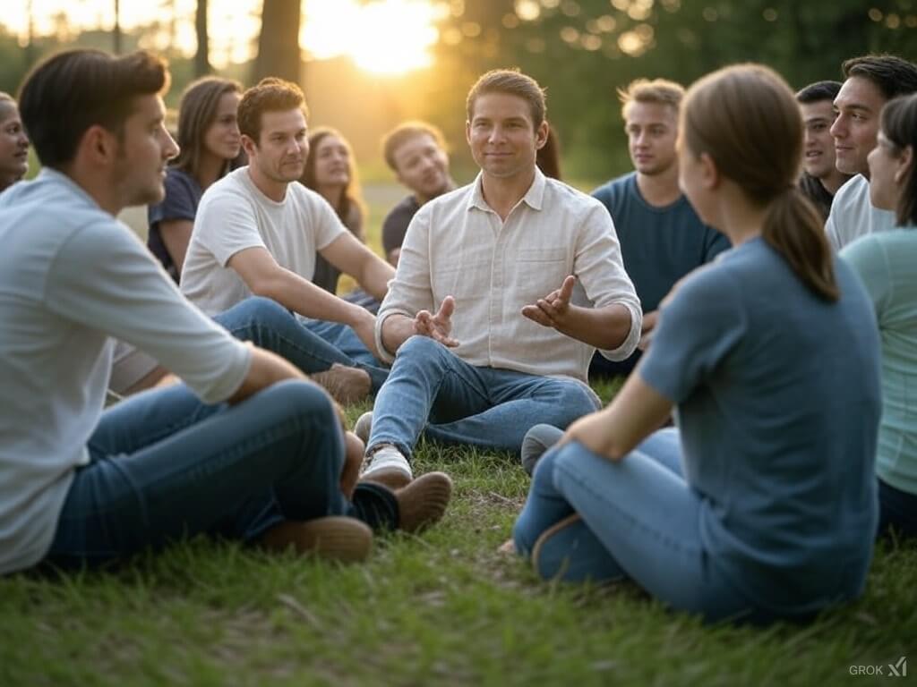 Persona practicando yoga al aire libre